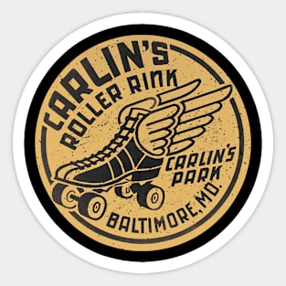 Vintage Roller Skating Baltimore Sticker